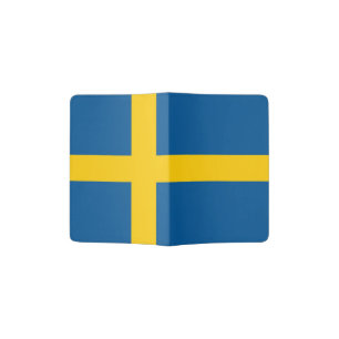 Patriotic Passport Holder with flag of Sweden