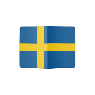 Patriotic Passport Holder with flag of Sweden