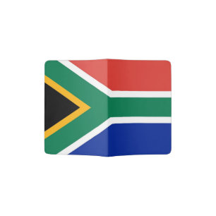 Patriotic Passport Holder with South Africa flag