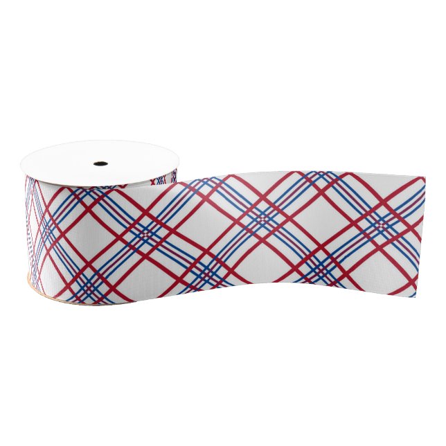 Patriotic Pattern Grosgrain Ribbon (Spool)
