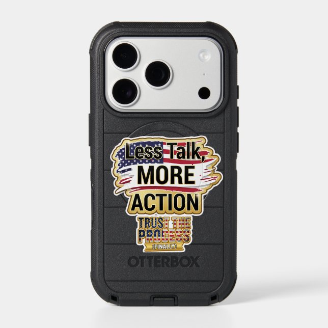 Patriotic Peace Decal Otterbox iPhone Case (Back)