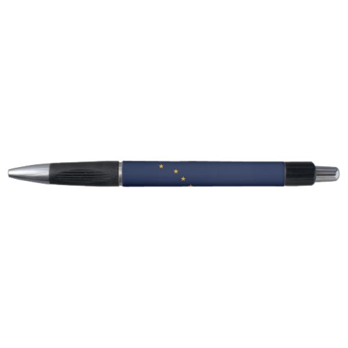 Patriotic Pen with flag of Alaska State USA