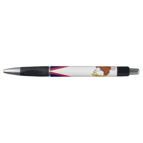 Patriotic Pen with flag of American Samoa USA