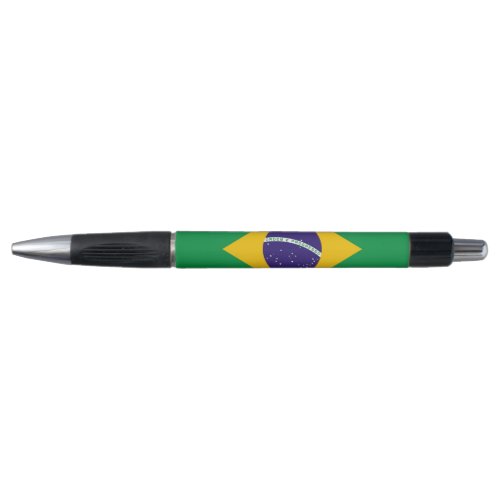 Patriotic Pen with flag of Brazil