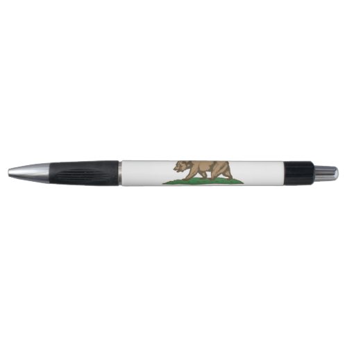 Patriotic Pen with flag of California  USA