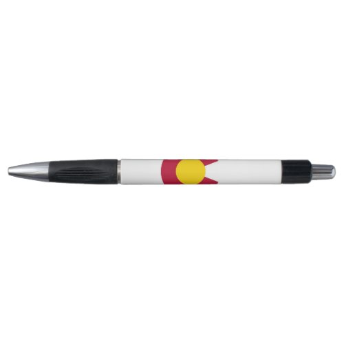 Patriotic Pen with flag of Colorado  USA