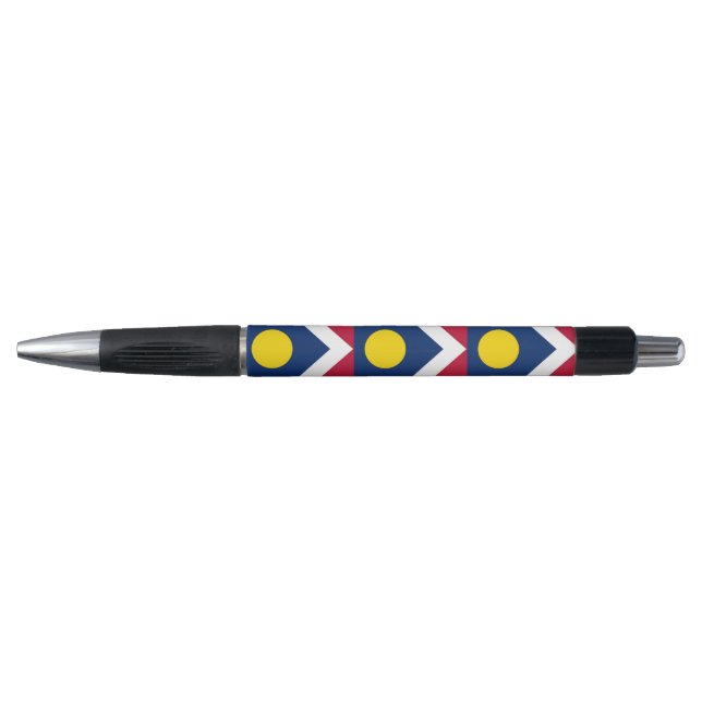 Patriotic Pen with flag of Denver City, Colorado (Front)