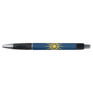 Patriotic Pen with flag of Macedonia, Greece