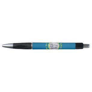 Patriotic Pen with flag of South Dakota, USA