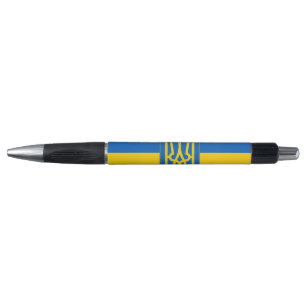 Patriotic Pen with flag of Ukraine