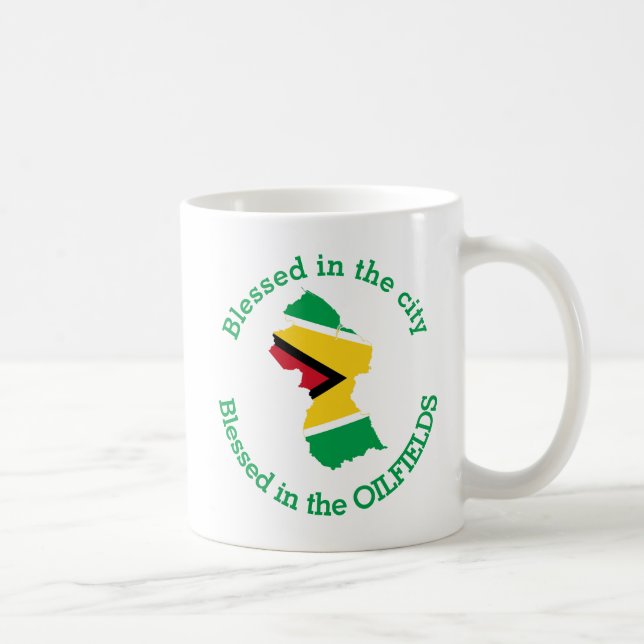 Patriotic Personalized GUYANA Coffee Mug (Right)