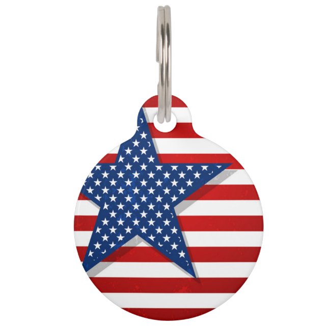 Patriotic Pet Tag (Front)