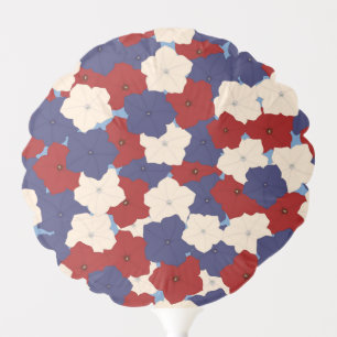 Patriotic Petunias Balloon