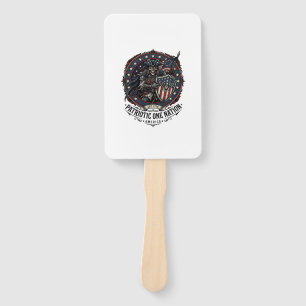 Patriotic Phantom Patriot Horror Monster Patriot 4 Hand Fan