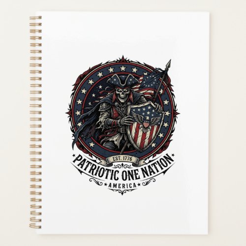 Patriotic Phantom Patriot Horror Monster Patriot 4 Planner