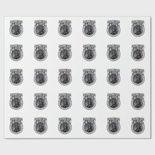 Patriotic Phantom Patriot Horror Monster Patriot 4 Wrapping Paper