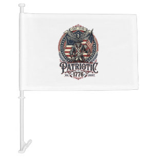 Patriotic Phantom Patriot Horror Monster Patriot I Car Flag