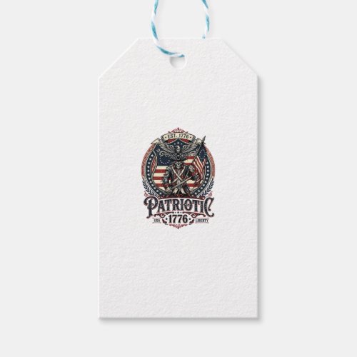 Patriotic Phantom Patriot Horror Monster Patriot I Gift Tags