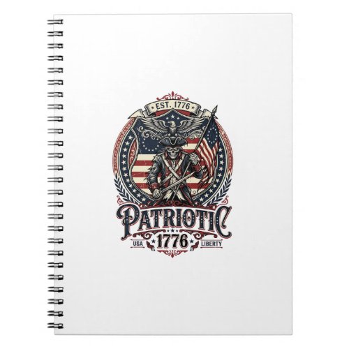 Patriotic Phantom Patriot Horror Monster Patriot I Notebook