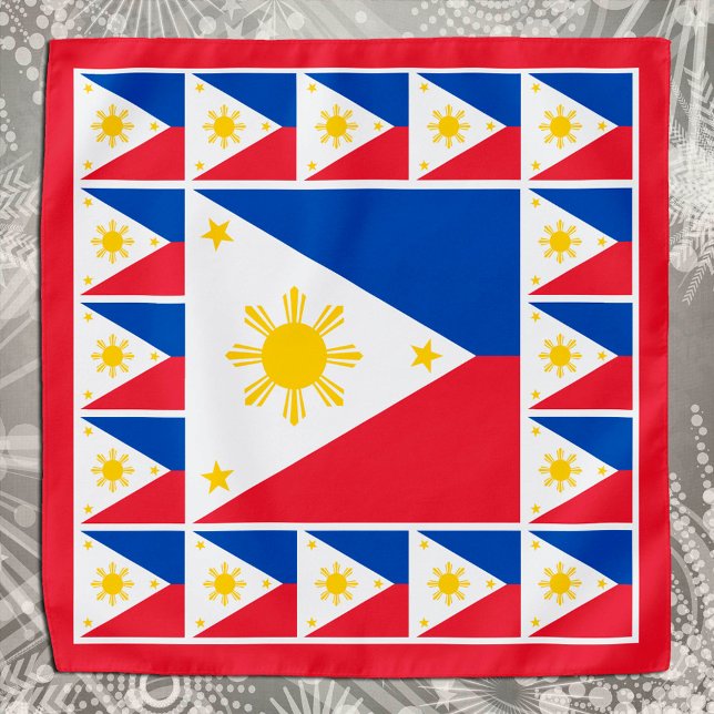 Patriotic Philippine Flag Bandana, Philippines Bandana (Creator Uploaded)