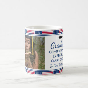 Patriotic Photo Graduation Mug