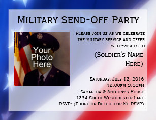 send off party invitations zazzle