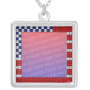 Patriotic Photo Necklace