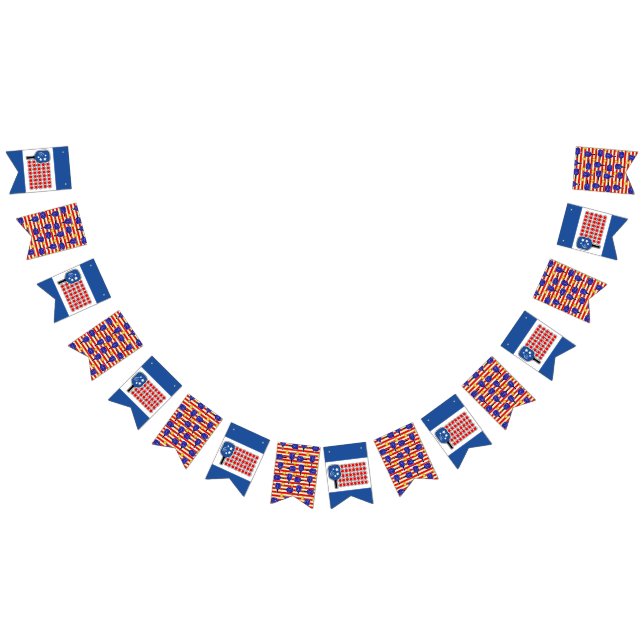 Patriotic Pickleball Red White Blue American Flag  (All)