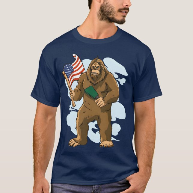 Patriotic Pickleball Sports Lover Design friends T-Shirt (Front)