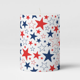 Patriotic Pillar Candle