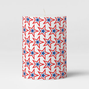 Patriotic Pillar Candle