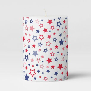 Patriotic Pillar Candle