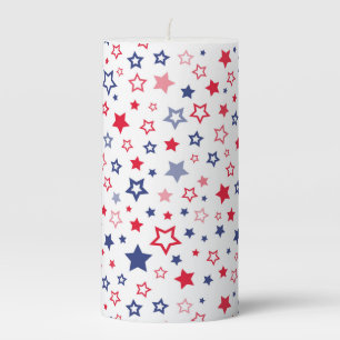 Patriotic Pillar Candle