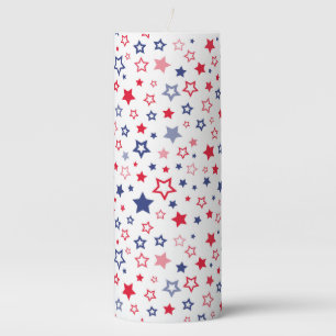 Patriotic Pillar Candle