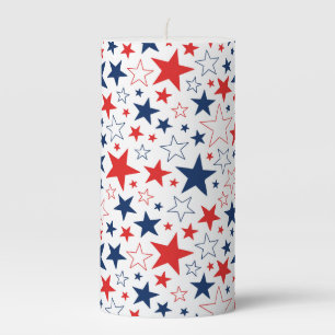 Patriotic Pillar Candle