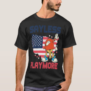 patriotic Ping Pong Paddle Table Tennis say lusa u T-Shirt