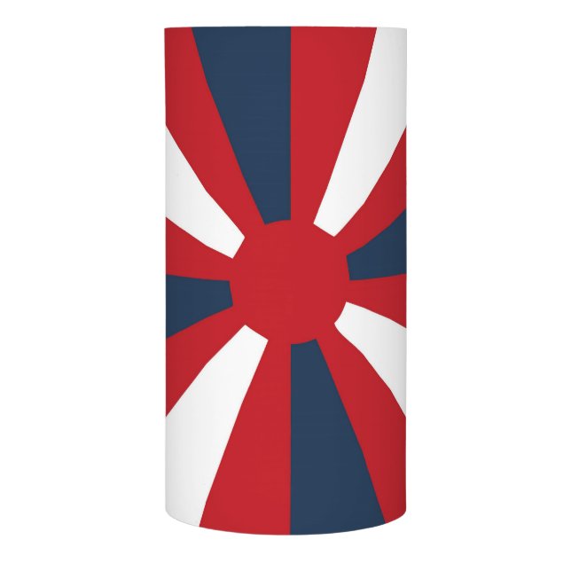 Patriotic Pinwheel Flameless Candle (Front)