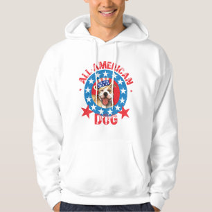 Patriotic Pit Bull Terrier Hoodie