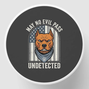 Patriotic Pitbull Guard Dog Mini Candle Favors