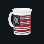 PATRIOTIC PITCHER<br><div class="desc">4th of July table decoration and water pitcher.</div>