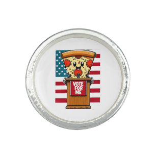 patriotic pizza vote for me ring