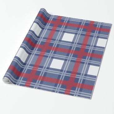 Patriotic plaid wrapping paper Patriotic plaid wrapping paper