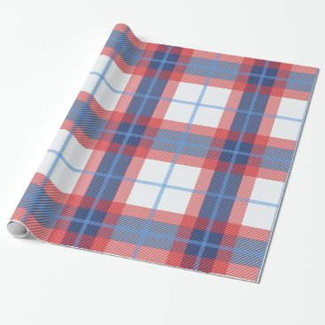 Patriotic plaid wrapping paper Patriotic plaid wrapping paper