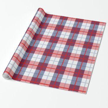 Patriotic plaid wrapping paper Patriotic plaid wrapping paper