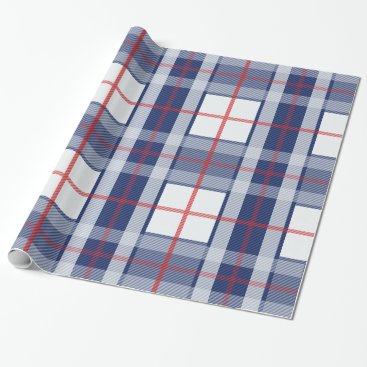 Patriotic plaid wrapping paper Patriotic plaid wrapping paper