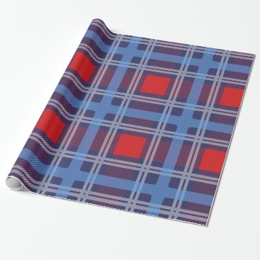 Patriotic plaid wrapping paper Patriotic plaid wrapping paper