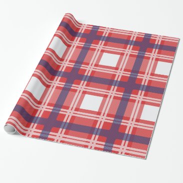 Patriotic plaid wrapping paper Patriotic plaid wrapping paper