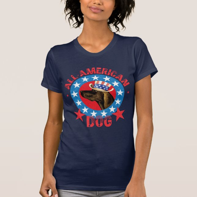 Patriotic Plott Hound T-Shirt (Front)