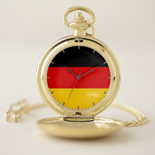 Patriotic Pocket Watch Flag of Germany