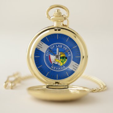 Patriotic Pocket Watch with Flag of Las Vegas Patriotic Pocket Watch with Flag of Las Vegas
